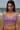 Lavender Crochet Bikini Top 100% Cotton Yarn Soft And Lightweight
