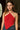 Red Lightweight And Soft Yarn Design Boho Halter Crochet Top