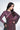 Wedding Wear Satin Silk Embroidered Saree In Wine Color