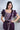 Purple One Minute Satin Silk Saree