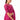 Magenta Fancy Satin Saree With Sequins Beads Pearl Work Ready To Wear Design