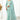 Light Cyan Wedding Wear Sequins Beads Pearl Work Organza Satin Pre Stitched Saree