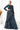 Stunning Navy Blue Bridal Satin Silk Heavy Sequins Cutdana Work Traditional Pre Draped Lehenga Saree