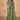 Banarasi Silk Embroidered Border Work Saree In Green Color