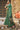 Gajji Silk Fabric Sea Green Color Riveting Saree With Border Work