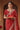 Fancy Work On Red Color Sober Saree In Satin Silk Fabric