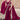 Maroon Two Tone Satin Silk Hand Work Ready to wear saree