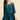Engaging Teal Color Rayon Fabric Readymade Short Kurti With Embroidered Work