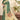Creative Printed Work Green Color Tissue Fabric Saree