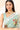 Sea Green Color Exquisite Embroidered Saree In Organza Fabric