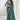 Incredible Crepe Satin Silk Fabric Sea Green Color Saree