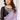 Tempting Crepe Satin Silk Fabric Lavender Color Saree