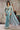 Cyan Function Wear Satin Embroidered Border Work Readymade Saree