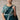Crepe Satin Silk Embroidered Border Work Teal Readymade Saree For Function Wear