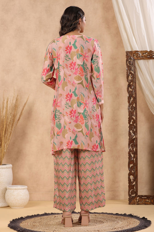 Exclusive Aster Printed Muslin Co Ord Set