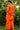 Fancy Fabric Orange Color Excellent Readymade Suit