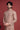 Peach Viscose Graceful Readymade Men Kurta