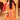 Peach Color Chiffon Fabric Engaging Saree With Printed Work