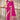Silk Fabric Rani Color Intriguing Saree With Weaving Designs