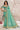 Soothing Border Work Light Cyan Color Organza Saree