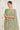 Organza Silk Fabric Olive Color Patterned Saree