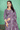 Silk Fabric Lavender Color Delicate Saree With Printed Work
