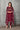 Radiant Maroon Color Festive Wear Cotton Silk Readymade Salwar Suit