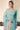 Diksha Singh Art Silk Fabric Beatific Palazzo Suit In Cyan Color