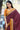 Modern Wine Crepe Silk Printed Saree For Office Wear