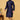 Jacquard Silk Navy Blue Festive Wear Readymade Lovely Kurta Pyjama For Men
