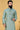 Jacquard Silk Beautiful Cyan Color Wedding Wear Readymade Kurta Pyjama For Men