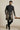 Black Velvet Wedding Wear Readymade Indo Western Jodhpuri Suit For Men