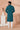 Festive Wear Sequins Embroidery Readymade Kurta Pyjama For Men In Teal Georgette Fabric