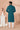 Teal Georgette Fabric Sequins Embroidery Sangeet Wear Trendy Readymade Kurta Pyjama For Men