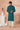 Sequins Embroidery Teal Color Gorgeous Georgette Wedding Wear Readymade Kurta Pyjama For Men