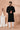 Black Color Georgette Fabric Fancy Readymade Kurta Pyjama For Men
