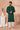 Fetching Dark Green Georgette Fabric Readymade Kurta Pyjama For Men