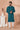 Teal Color Gorgeous Georgette Readymade Kurta Pyjama For Men