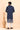 Navy Blue Viscose Silk Embroidered Festive Kurta Pyjama