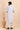 Off White Viscose Digital Print Kurta Trouser Set For Men