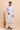 Off White Viscose Digital Print Kurta Trouser Set For Men