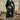 Teal Velvet Straight Cut Suit With Pashmina Dupatta