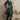 Teal Chiffon Sequins Work Salwar Kameez