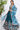 Teal Georgette Wedding Wear 3 Piece Lehenga Choli With Sequins Work