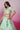 Sequins Work Silk Fabric Designer Lehenga In Sea Green Color With Blouse