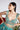 Organza Sangeet Wear Lehenga Choli In Sea Green With Printed Work