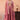 Party Wear Pink Crepe Indo Western Crop Top Palazzo Set With Designer Cape