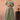 Designer Sea Green Tissue Indo Western Crop Top Set With Palazzo And Jacket