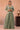 Designer Sea Green Tissue Indo Western Crop Top Set With Palazzo And Jacket