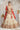 Flawless Tissue Thread Embroidery Cream And Red Lehenga Choli